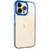 Чохол для Apple iPhone 13 Pro (6.1"") - TPU+PC Fresh sip series Чорний / Синій
