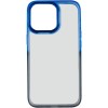Чохол для Apple iPhone 13 Pro (6.1"") - TPU+PC Fresh sip series Чорний / Синій
