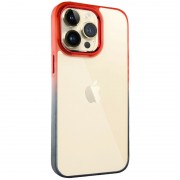 Чехол для Apple iPhone 13 Pro (6.1"") - TPU+PC Fresh sip series Черный / Красный