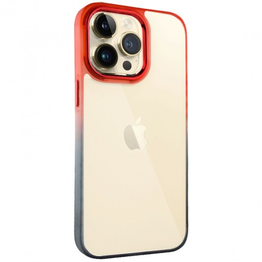 Чехол TPU+PC Fresh sip series для Apple iPhone 13 Pro (6.1") Черный / Красный