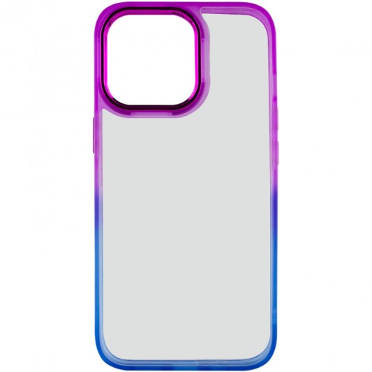 Чохол TPU+PC Fresh sip series для Apple iPhone 13 Pro Max (6.7") Синій / Фіолетовий - зображення 1 
