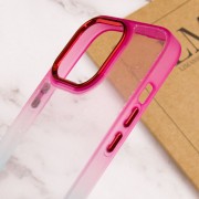 Чохол для Apple iPhone 13 Pro Max (6.7"") - TPU+PC Fresh sip series Бірюзовий / Рожевий