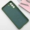 Чехол для Samsung Galaxy S22+ Silicone Cover Lakshmi Full Camera (A) Зеленый / Dark green