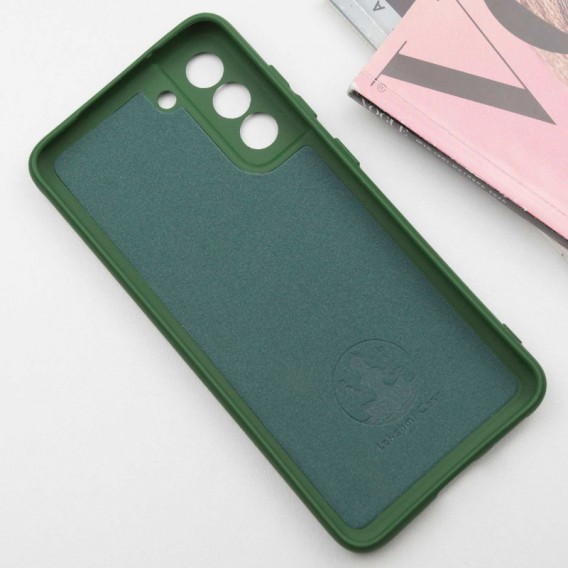 Чехол для Samsung Galaxy S22+ Silicone Cover Lakshmi Full Camera (A) Зеленый / Dark green