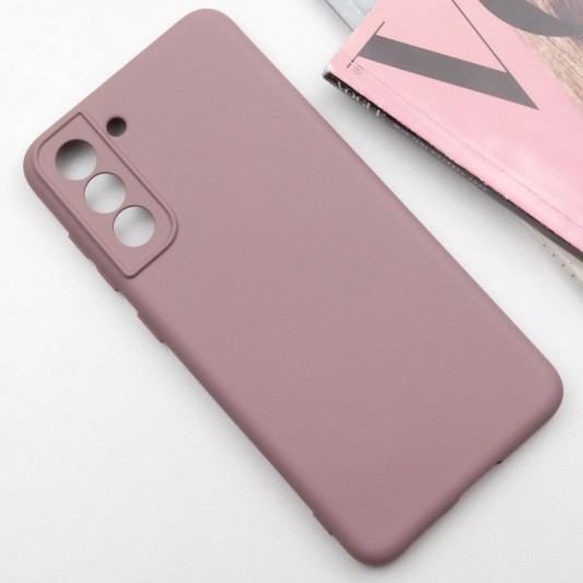 Чехол Silicone Cover Lakshmi Full Camera (A) для Samsung Galaxy S22+ Розовый / Pink Sand - изображение 1