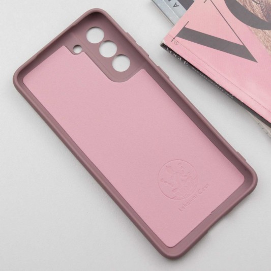 Чехол Silicone Cover Lakshmi Full Camera (A) для Samsung Galaxy S22+ Розовый / Pink Sand - изображение 2