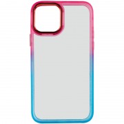 Чехол для Apple iPhone 11 Pro Max (6.5"") - TPU+PC Fresh sip series Бирюзовый / Розовый