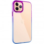 Чохол для Apple iPhone 11 Pro (5.8"") - TPU+PC Fresh sip series Синій / Фіолетовий