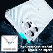Чехол для Apple iPhone 13 Pro Max (6.7"") - TPU Ease Carbon color series Матовый / Прозрачный