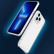 Чехол для Apple iPhone 13 Pro Max (6.7"") - TPU Ease Carbon color series Матовый / Прозрачный