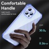 Чохол для Apple iPhone 12 Pro (6.1"") - TPU Ease Carbon color series Синій / Прозорий