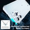 Чехол для Apple iPhone 13 Pro (6.1"") - TPU Ease Carbon color series Матовый / Прозрачный