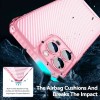 Чехол для Apple iPhone 13 Pro (6.1"") - TPU Ease Carbon color series Розовый / Прозрачный