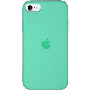 Чехол Silicone Case Full Protective (AA) для Apple iPhone SE (2020) Зеленый / Spearmint