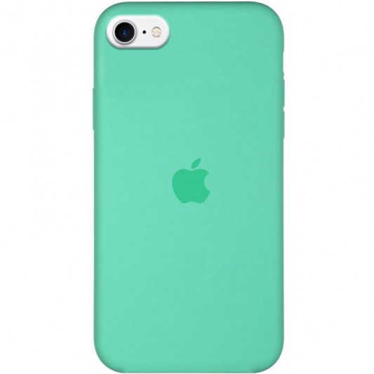 Чехол Silicone Case Full Protective (AA) для Apple iPhone SE (2020) Зеленый / Spearmint