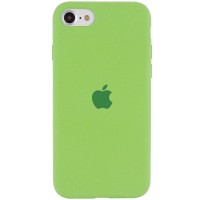 Чохол Silicone Case Full Protective (AA) для Apple iPhone SE (2020) М'ятний / Mint