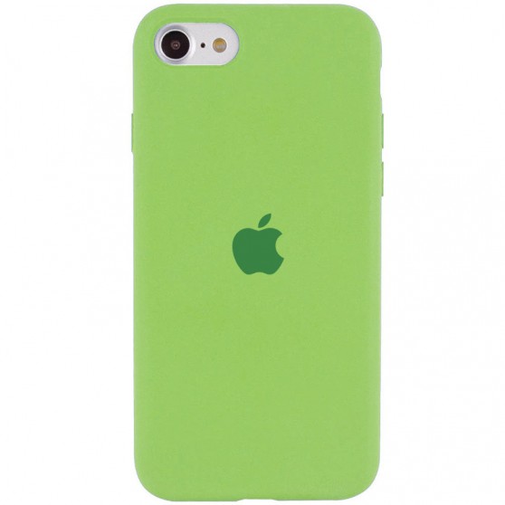 Чохол Silicone Case Full Protective (AA) для Apple iPhone SE (2020) М'ятний / Mint