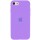 Чохол Silicone Case Full Protective (AA) для Apple iPhone SE (2020) Бузковий / Dasheen
