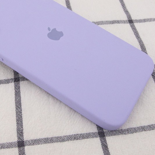 Чохол Silicone Case Square Full Camera Protective (AA) для Apple iPhone 11 (6.1") Бузковий / Dasheen - зображення 1 