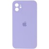 Чехол для Apple iPhone 11 (6.1"") - Silicone Case Square Full Camera Protective (AA) Сиреневый / Dasheen