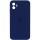 Чохол Silicone Case Square Full Camera Protective (AA) для Apple iPhone 11 (6.1") Темно-синій / Midnight blue