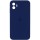 Чехол Silicone Case Square Full Camera Protective (AA) для Apple iPhone 11 (6.1") Темно-синий / Midnight blue