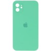 Чохол для Apple iPhone 11 (6.1"") - Silicone Case Square Full Camera Protective (AA) Зелений / Spearmint