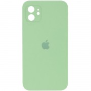 Чохол для Apple iPhone 11 (6.1"") - Silicone Case Square Full Camera Protective (AA) М'ятний / Mint