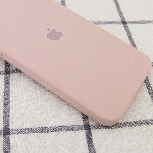 Чохол Silicone Case Square Full Camera Protective (AA) для Apple iPhone 11 (6.1") Рожевий / Pink Sand - зображення 3 