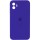 Чохол Silicone Case Square Full Camera Protective (AA) для Apple iPhone 11 (6.1") Фіолетовий / Ultra Violet