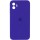 Чехол Silicone Case Square Full Camera Protective (AA) для Apple iPhone 11 (6.1") Фиолетовый / Ultra Violet