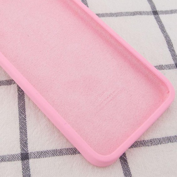 Чохол для iPhone 11 Silicone Case Square Full Camera Protective (Light pink)