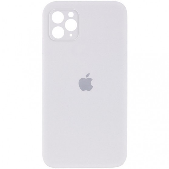 Чехол для Apple iPhone 11 Pro (5.8"") - Silicone Case Square Full Camera Protective (AA) Белый / White