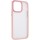 TPU+PC чохол Metal Buttons для Apple iPhone 13 Pro Max (6.7") Рожевий