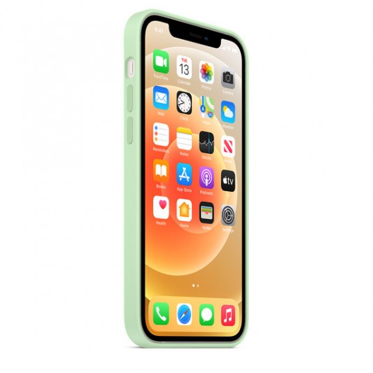 Чохол Silicone Case Full Protective (AA) для Apple iPhone 13 (6.1") Зелений / Pistachio - зображення 2 