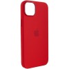 Чохол для Apple iPhone 13 Pro Max (6.7"") - Silicone case (AAA) full with Magsafe Червоний / Red