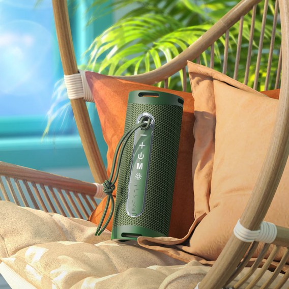 Bluetooth Колонка Hoco HC9 Dazzling pulse sports Зелений