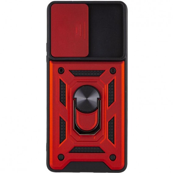 Чохол протитуманний для Samsung Galaxy A53 5G - Camshield Serge Ring for Magnet Червоний