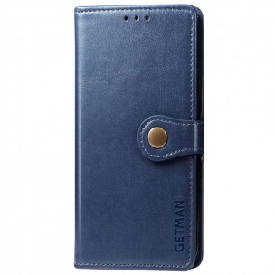 Шкіряний чохол-книжка GETMAN Gallant (PU) для Samsung Galaxy M53 5G Синій