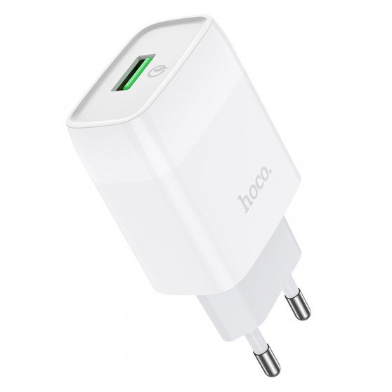 СЗУ Hoco C72Q Glorious QC3.0 18W (1USB-A) Белый