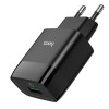 Зарядний пристрій Hoco C72Q Glorious QC3.0 18W (1USB/3A) Чорний