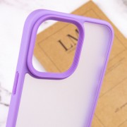 TPU+PC чохол для Apple iPhone 13 Pro Max (6.7"") - Metal Buttons Бузковий