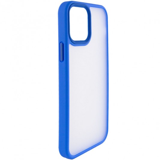 TPU+PC чохол Metal Buttons для Apple iPhone 13 (6.1") Блакитний - зображення 1 