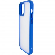 TPU+PC чохол для Apple iPhone 13 (6.1"") - Metal Buttons Блакитний