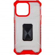 Протиударний чохол для Apple iPhone 13 Pro Max (6.7"") - Transformer CrystalRing Червоний