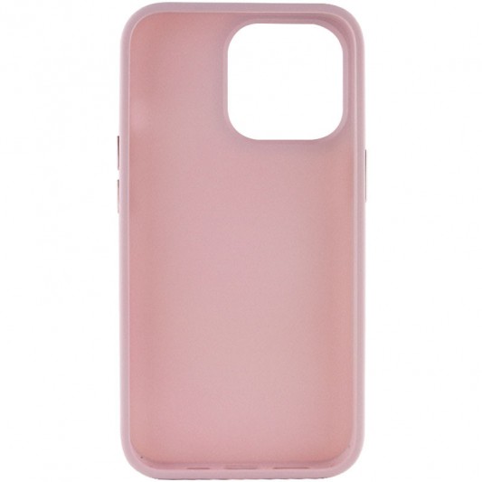 TPU чохол Bonbon Metal Style для Apple iPhone 13 Pro Max (6.7") Рожевий / Light pink - зображення 2 
