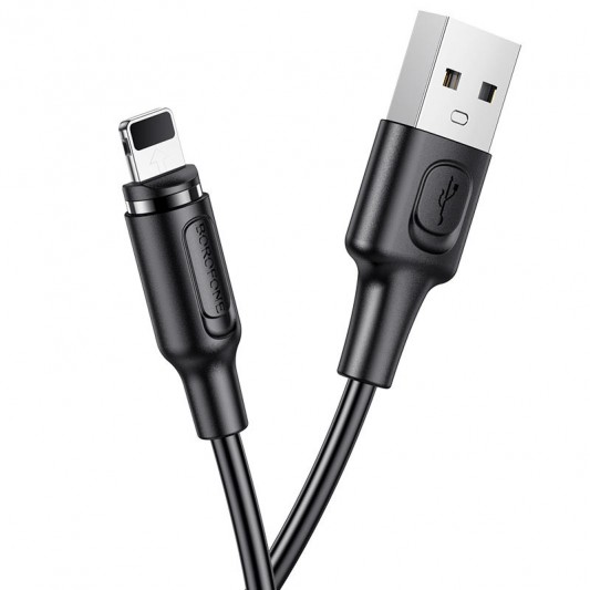 Дата кабель Borofone BX41 Amiable USB to Lightning (1m) Черный - изображение 1