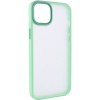 TPU+PC чехол для Apple iPhone 14 (6.1"") - Metal Buttons Мятный