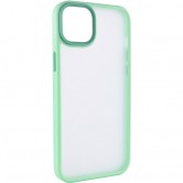 TPU+PC чохол Metal Buttons для Apple iPhone 14 (6.1") М'ятний TPU+PC чохол Metal Buttons для Apple iPhone 14 (6.1") М'ятний