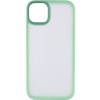 TPU+PC чехол для Apple iPhone 14 (6.1"") - Metal Buttons Мятный